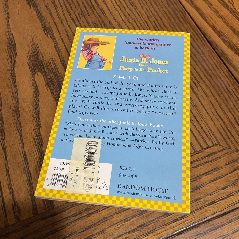 Chocolate Chip, Junie B Jones, Tea Party for 2, Pixie Tricks, Vidia& Fairy Books